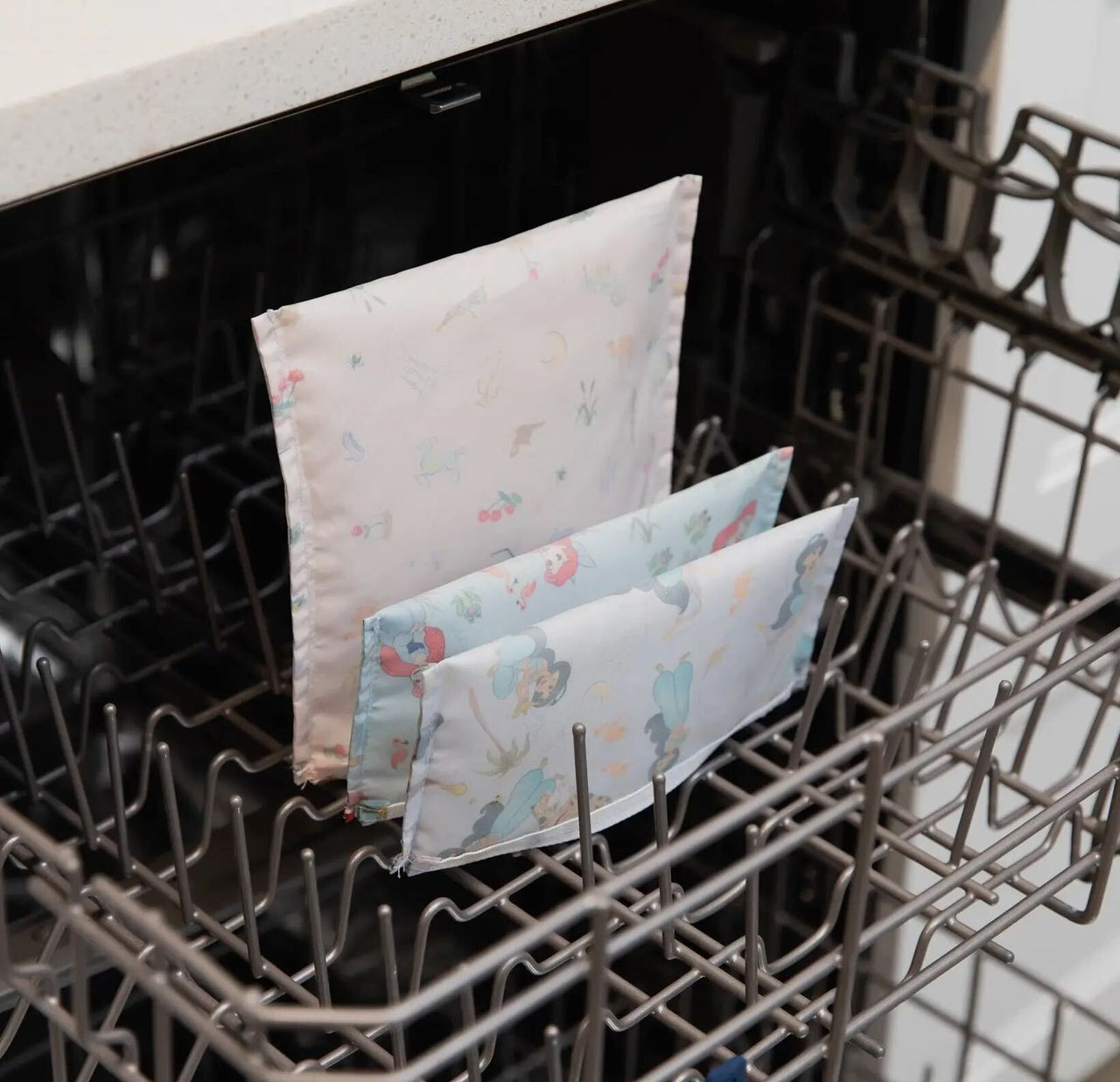 Set of 3 Reuse-able Snack Princess Pouches