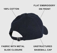 Thumbnail for Navy Embroidered Regular Mouse Hat (Pre-Order)