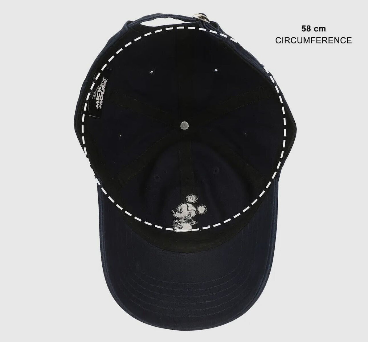 Navy Embroidered Regular Mouse Hat (Pre-Order)