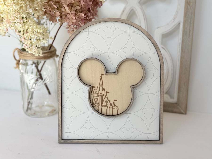 Arched Mouse Castle Subtle Sign (pre-order)