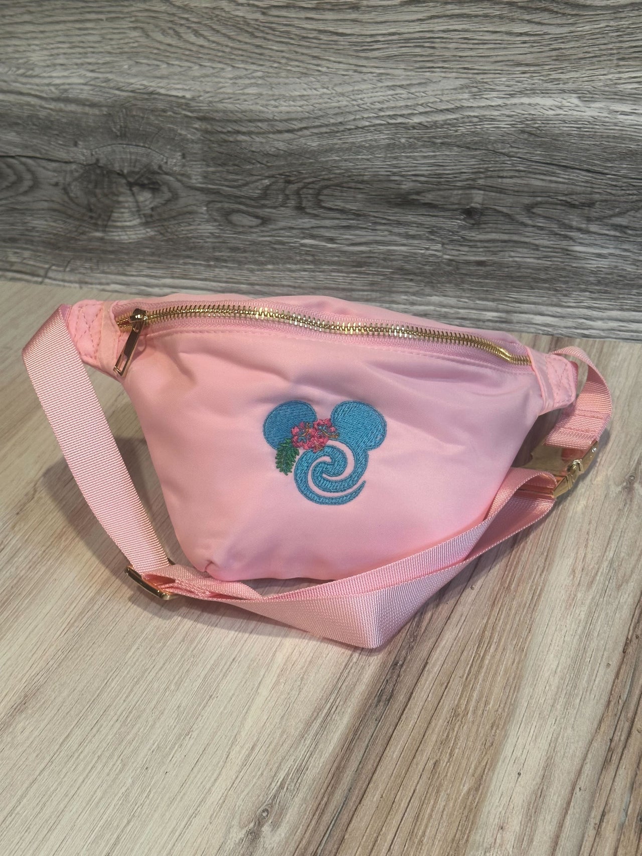 Pink Fanny/Sling Bag With Heart of Te Fiti