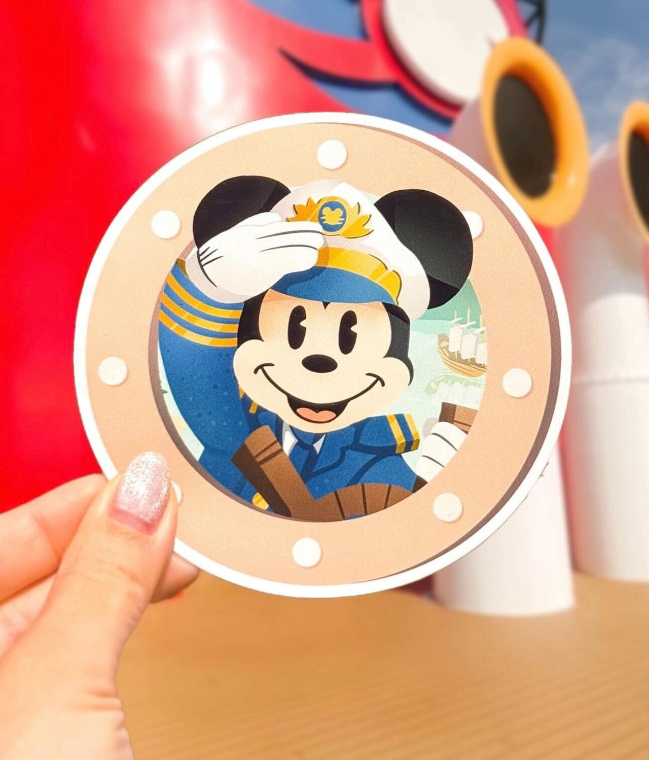 Magical Mouse Porthole Magnet