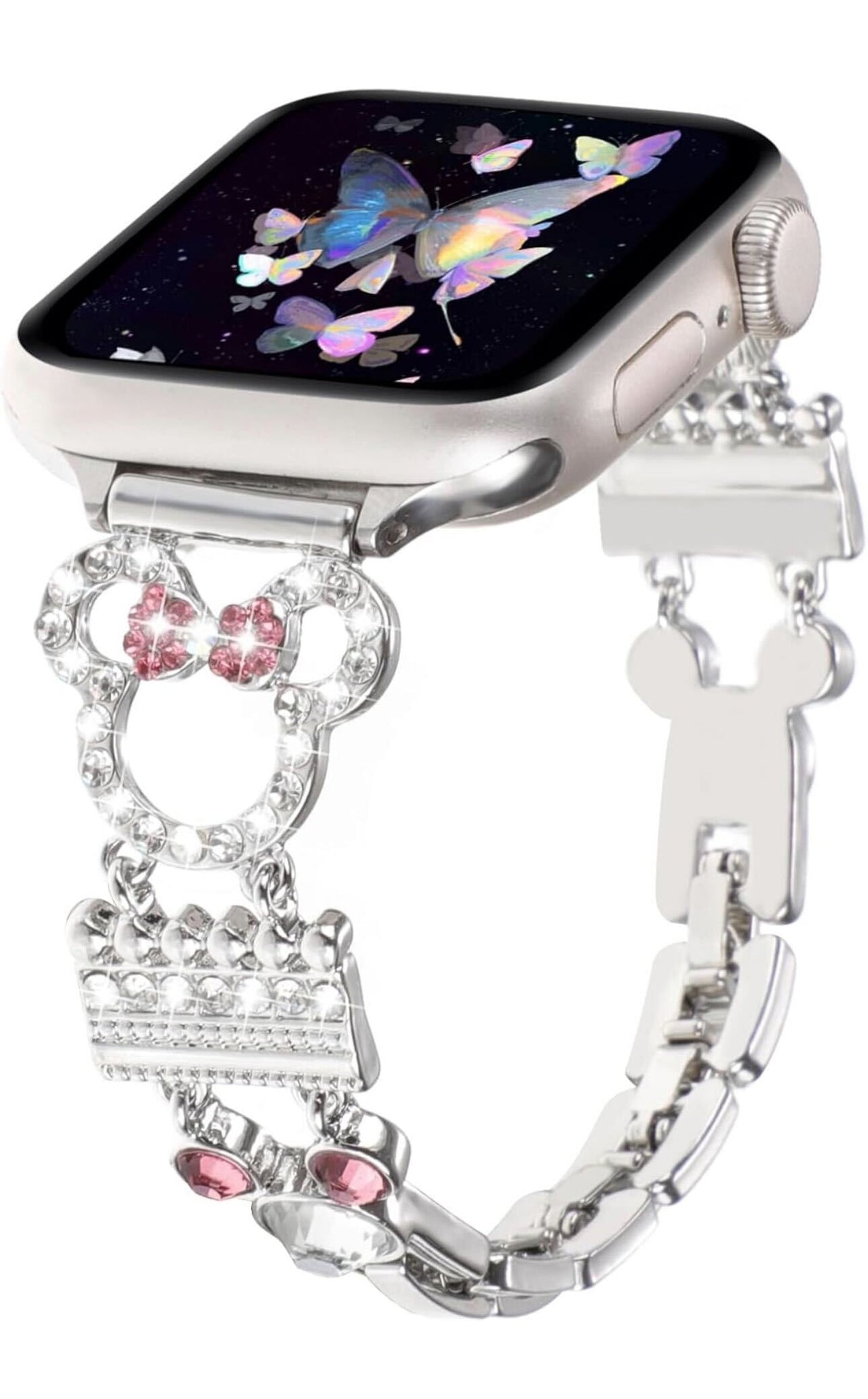 Bling Apple Watch Mouse Watch Band