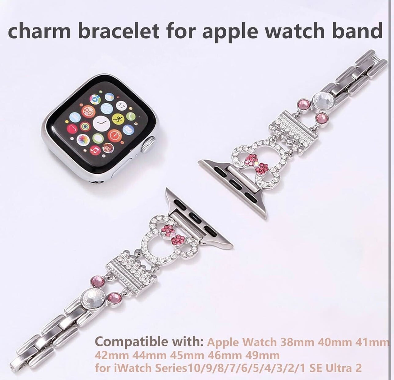 Bling Apple Watch Mouse Watch Band