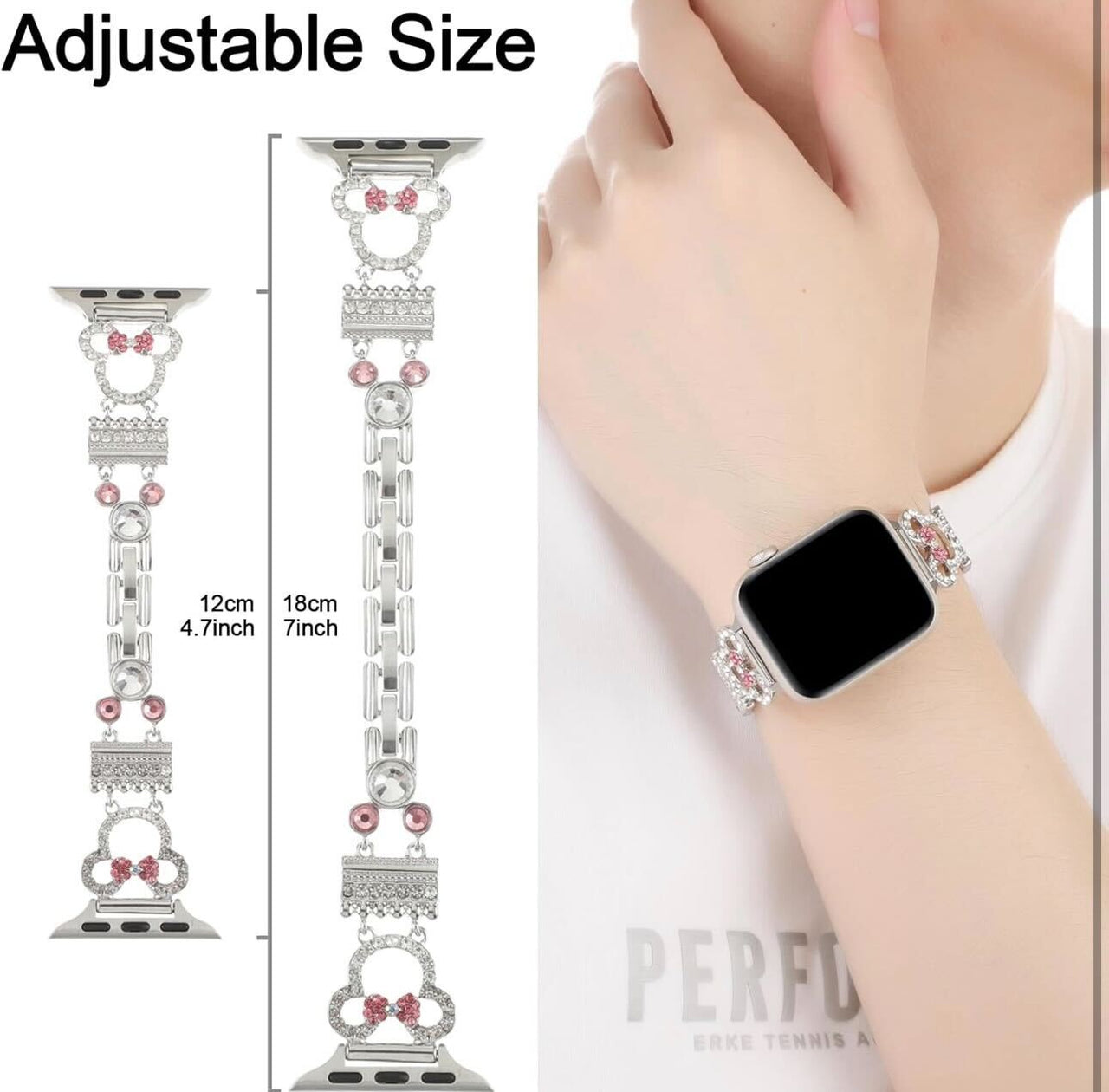Bling Apple Watch Mouse Watch Band