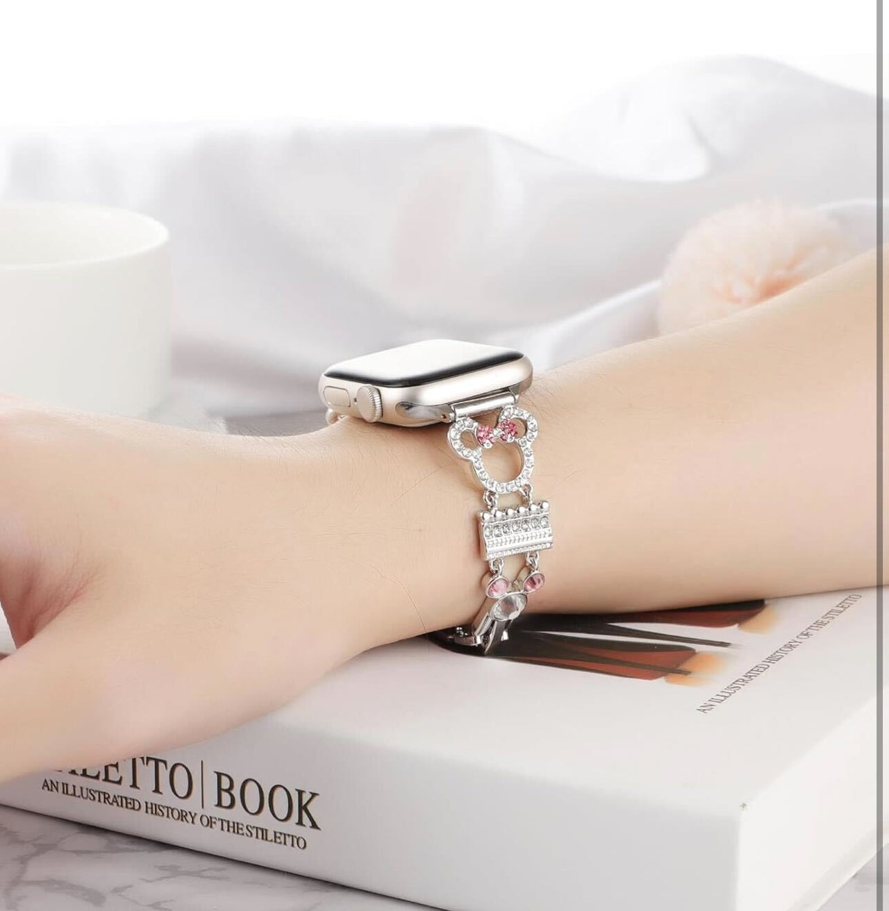 Bling Apple Watch Mouse Watch Band