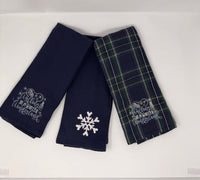 Thumbnail for Winter Embroidered Kitchen Towel