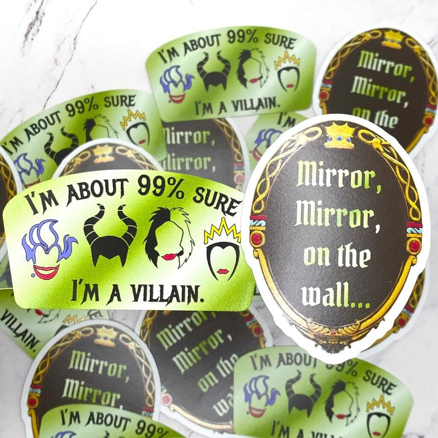 Villainous Sticker Duo