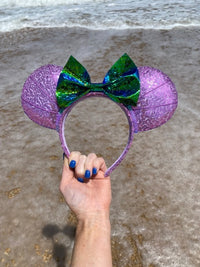 Thumbnail for Purple Shell with Green Bow Ears