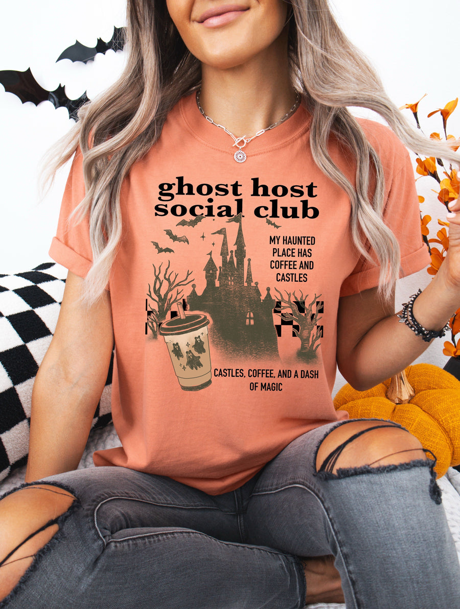 Terracotta Ghost Host Social Club Tee