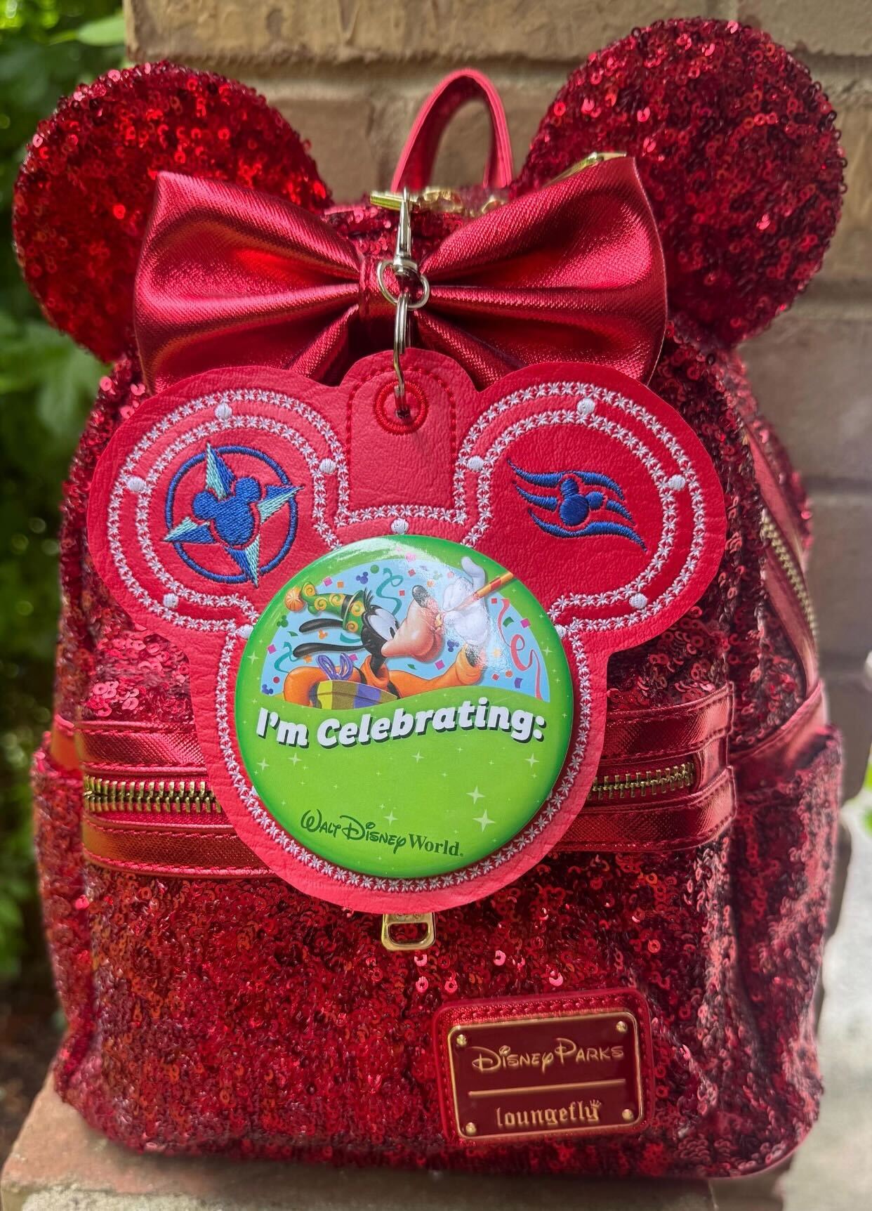 Celebration Button Cruise Keychain
