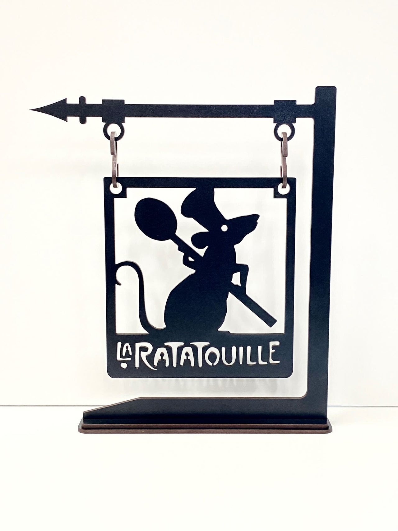 Freestanding Chef Rat Sign