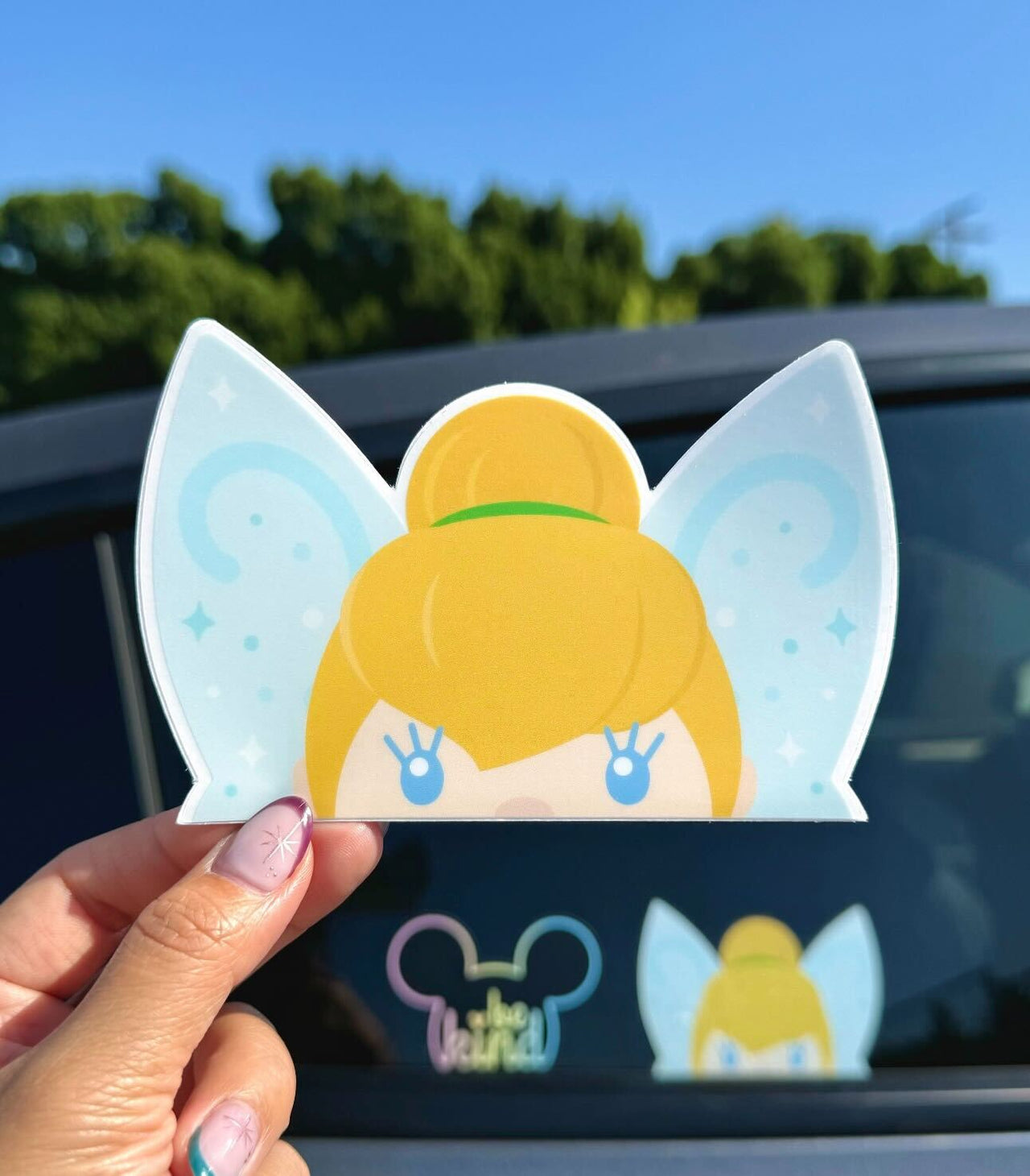 Peeping Tink Window Decal