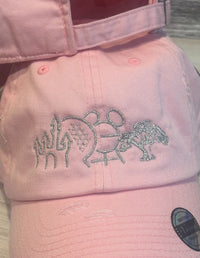 Thumbnail for Pink Sparkly Four Parks Embroidered Hat