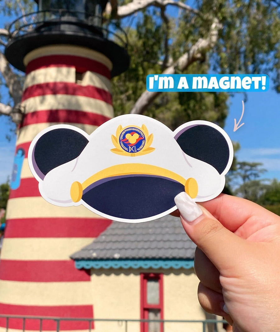 Captain's Hat Mouse Magnet