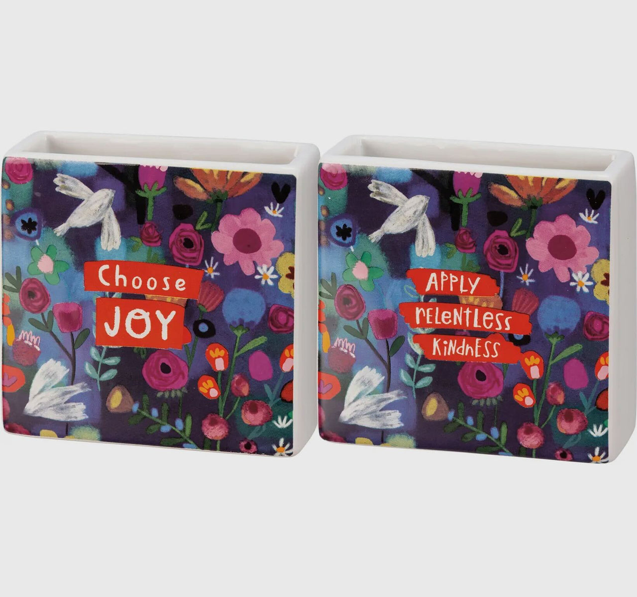 Square Vase- Choose Joy