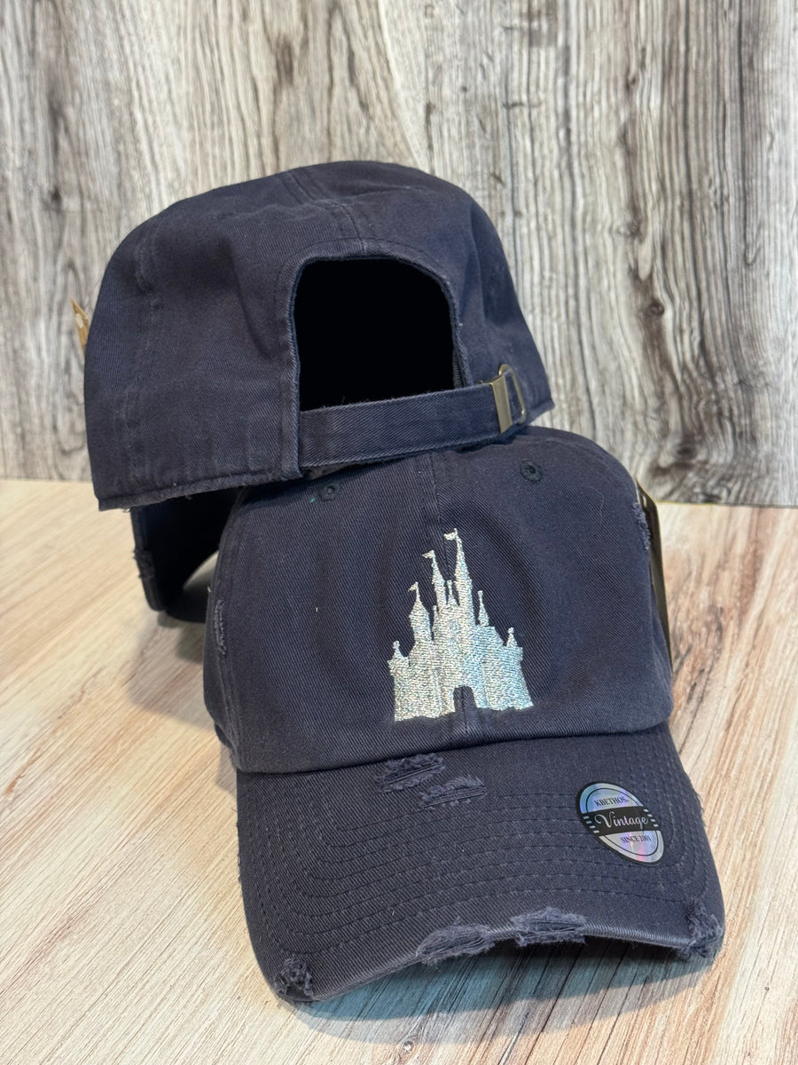 Sparkly Castle - Navy Hat (PRE-ORDER)