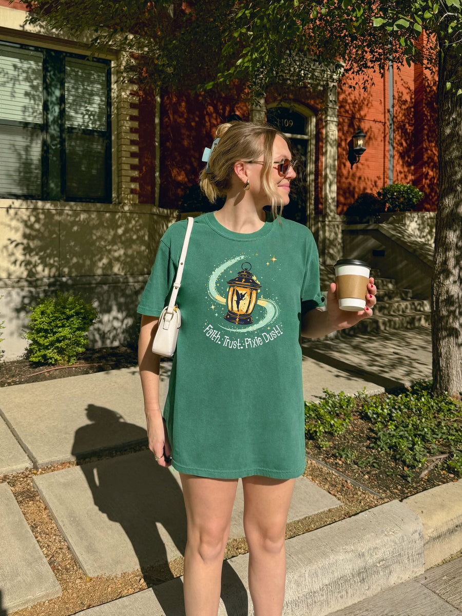 Light Green Faith, Trust, and Pixie Dust Tee