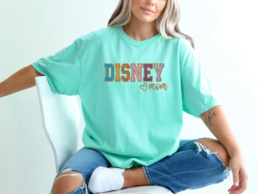 Island Reef Embroidered Disney Mom Tee