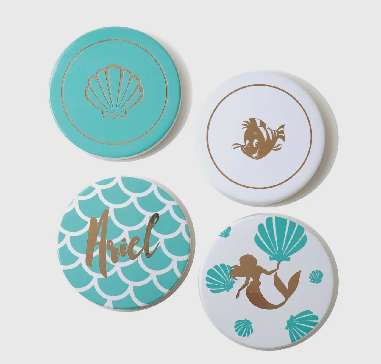 4 Piece Under The Sea Coaster Set