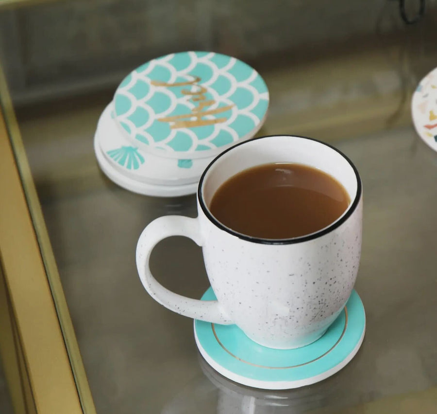 4 Piece Under The Sea Coaster Set