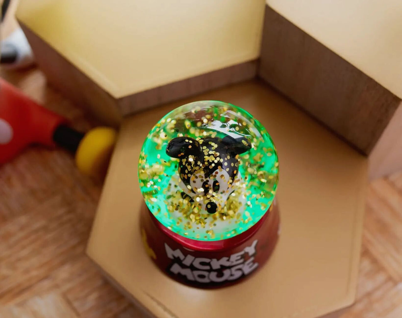 6 Inch Light Up Mouse Snow Globe