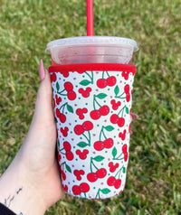 Thumbnail for Medium Cherry Mouse Cup Sleeve  (Pre-Order)