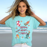 Thumbnail for YOUTH - Chalky Mint Ohana Means Family Tee (Pre-Order)