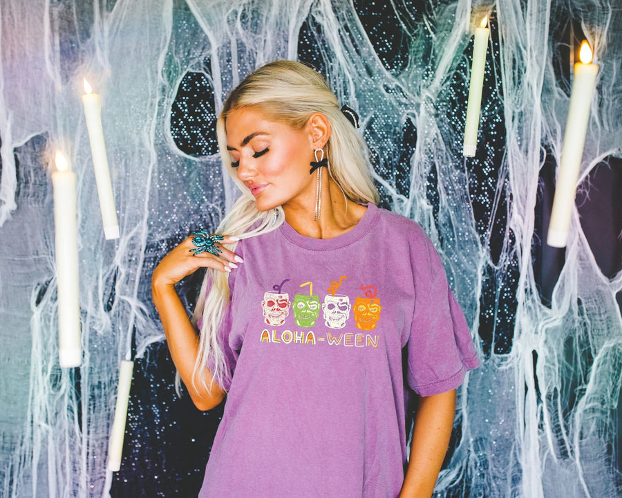 Berry ALOHA-WEEN Tee (Pre-Order)