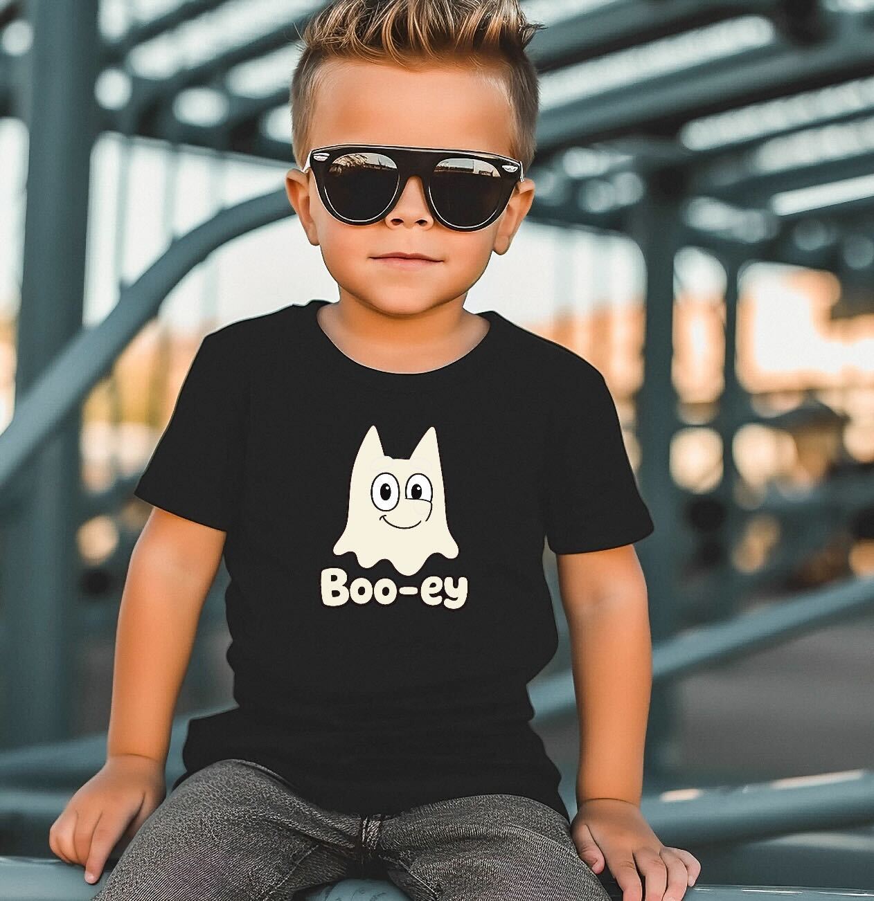 YOUTH - Black Boo-ey Tee (Pre-order)