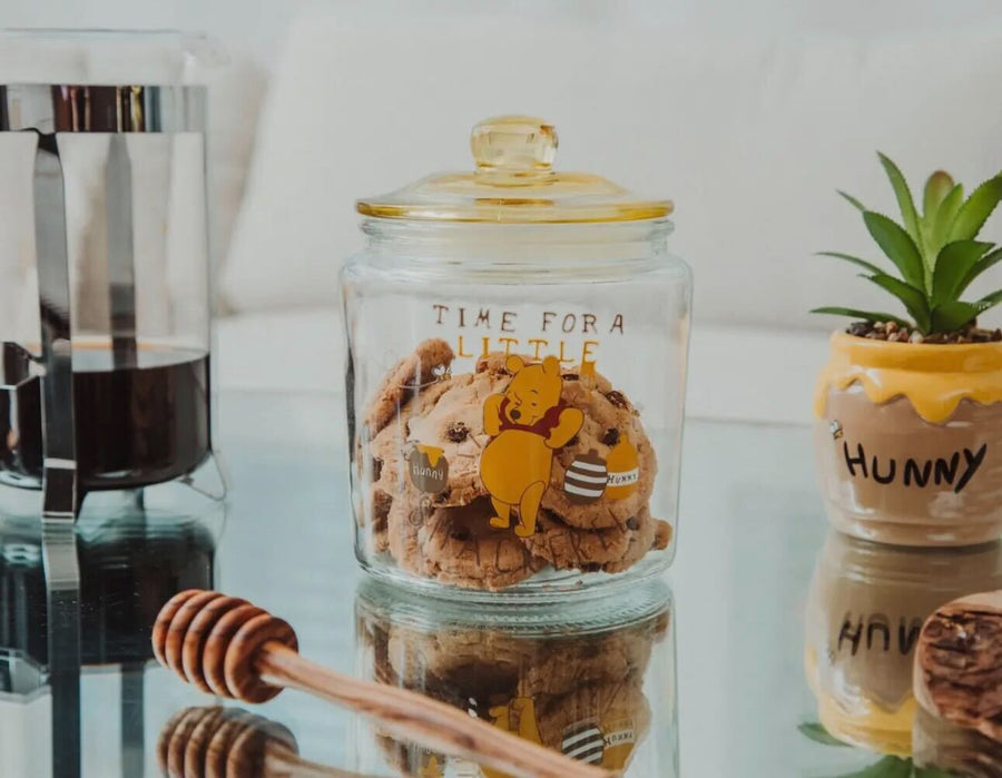 Hunny Bear Glass Snack Jar