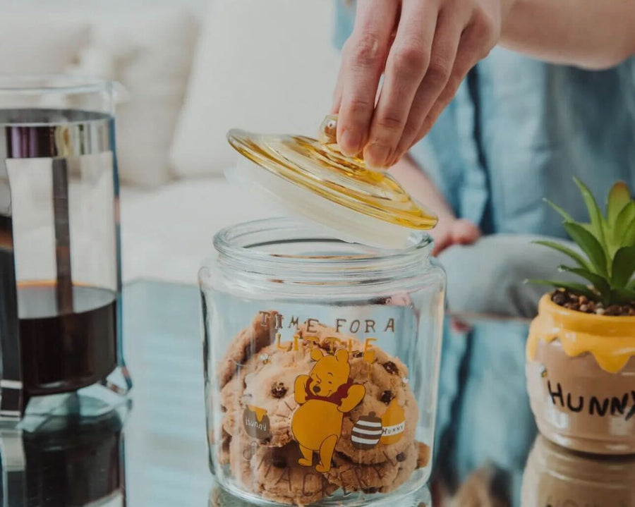 Hunny Bear Glass Snack Jar