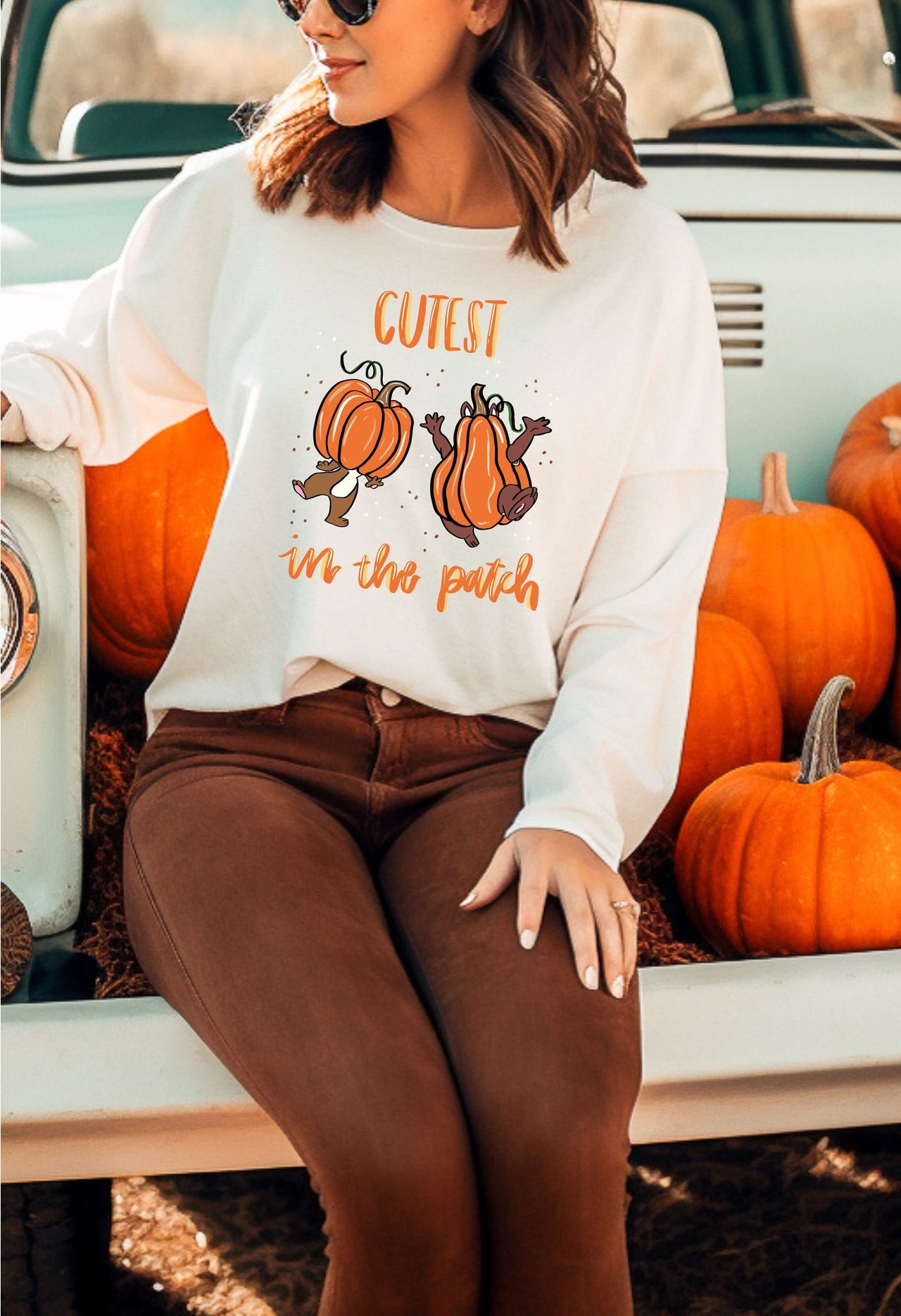 Long Sleeve - Ivory Cutest In The Patch (Pre-Order)