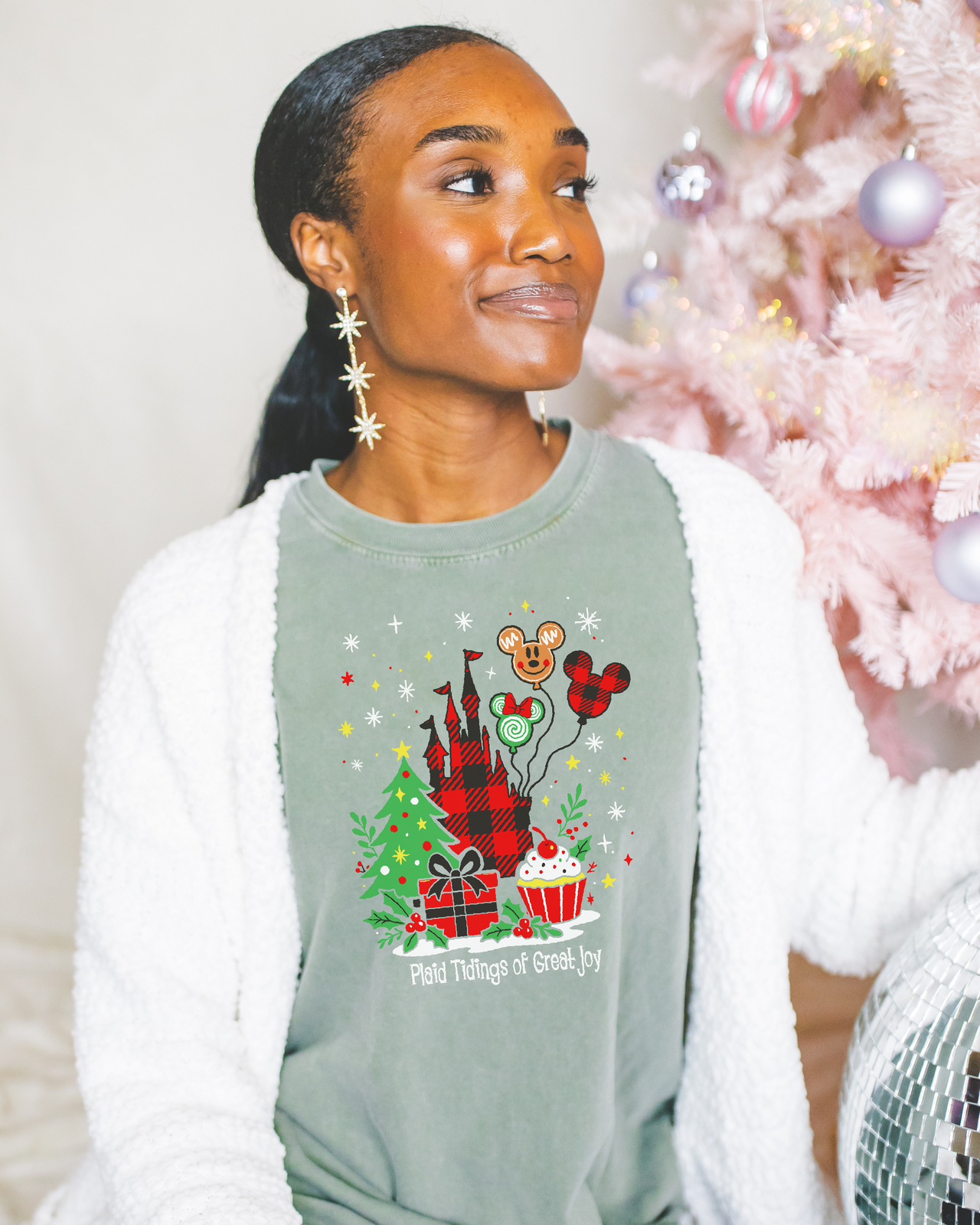 Bay Plaid Tidings Of Great Joy Tee (Pre-Order)