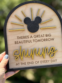 Thumbnail for Rounded Great Big Beautiful Tomorrow Sign (Pre-Order)