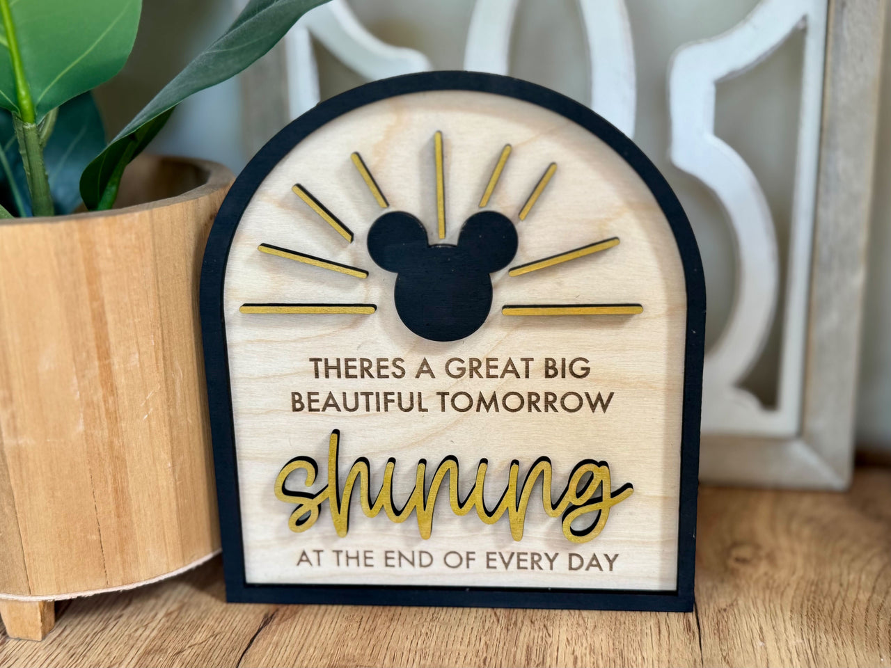Rounded Great Big Beautiful Tomorrow Sign (Pre-Order)