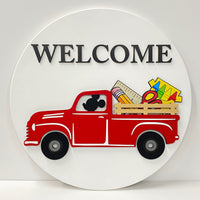 Thumbnail for Welcome Round Interchangeable School Sign (Pre-Order)