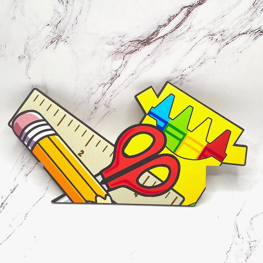 Welcome Round Interchangeable School Sign (Pre-Order)