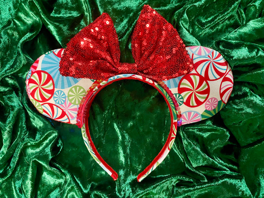 Striped Christmas Ears (Pre-Order)