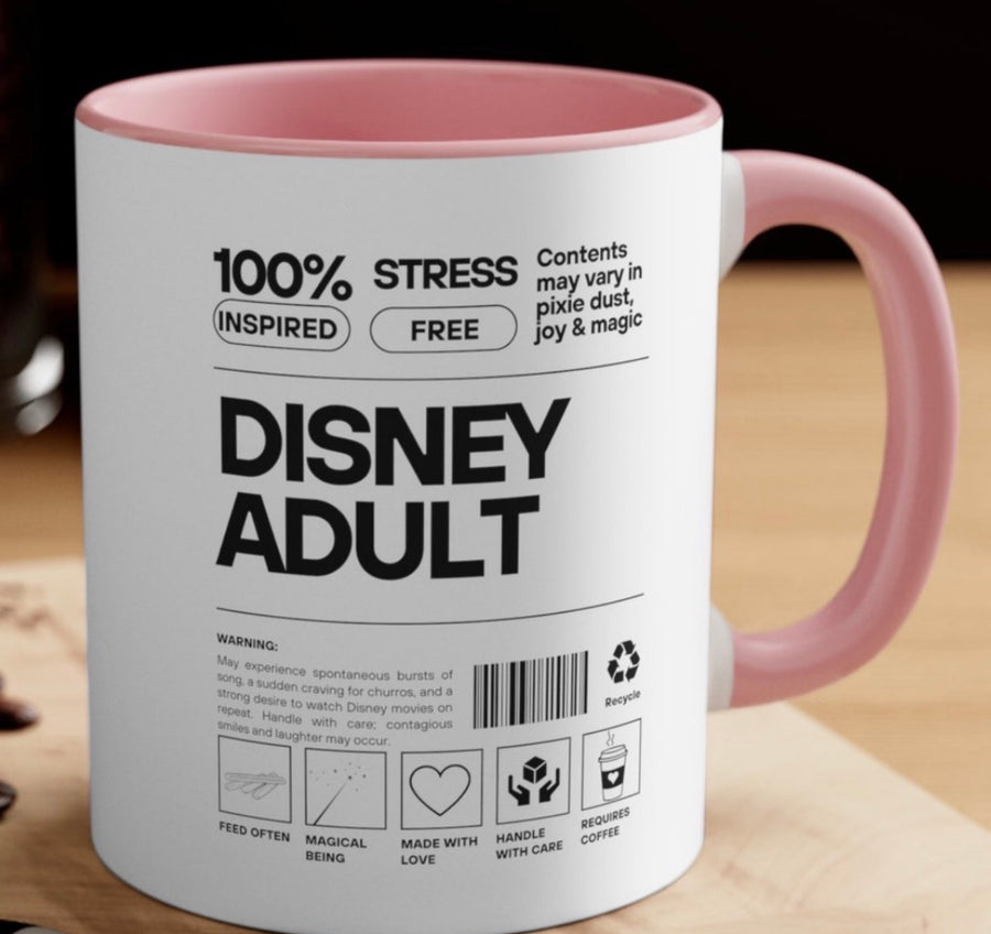 11 oz Disney Adult Coffee Mug (Pre-Order)
