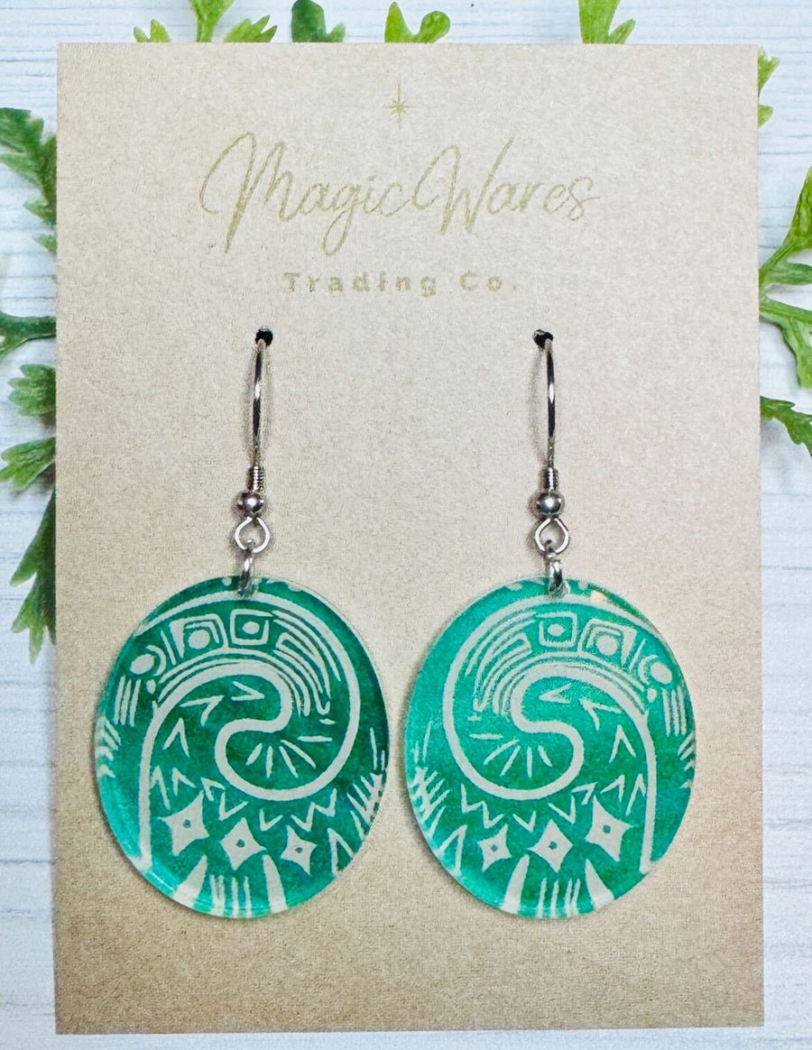 Dangle Heart of Te Fiti Earrings (Pre-Order)
