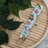 Thumbnail for Fabric Wristlet Keychain- Moana Icons