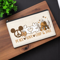 Thumbnail for Peace Love Chip Zipper Pouch