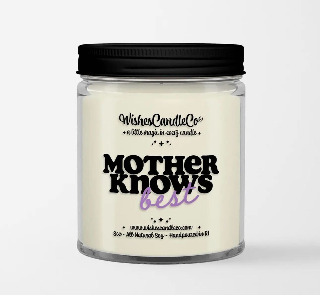 8oz Mother Knows Best Hidden Pin Candle