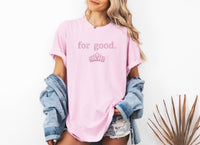 Thumbnail for Embroidered Crown I'm Good Blossom Tee