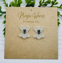 Thumbnail for Stud Glow in the Dark Ghost Earrings