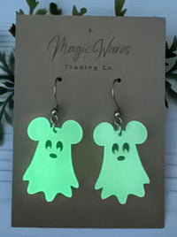 Thumbnail for Dangle Glow in the Dark Ghost Earrings
