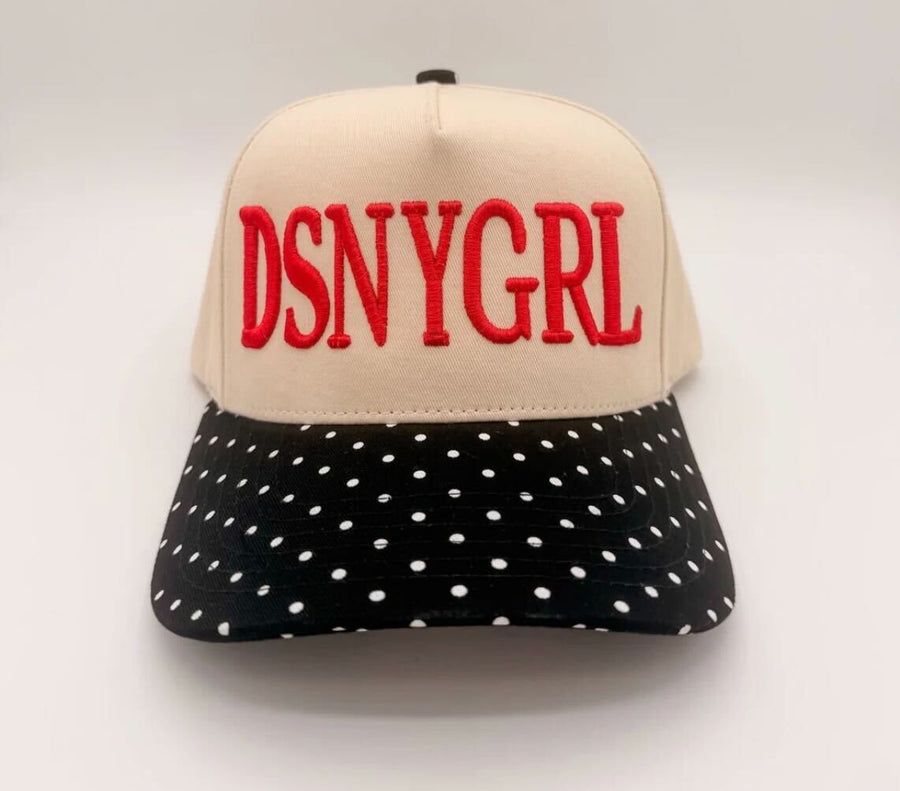 Polka Dot DSNYGRL Hat