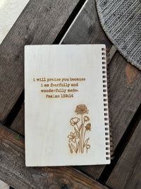 Thumbnail for Wood Cover Journal - Wonderfully Made (Pre-Order)