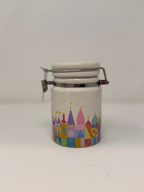 14 oz Ceramic Small World Storage Jar